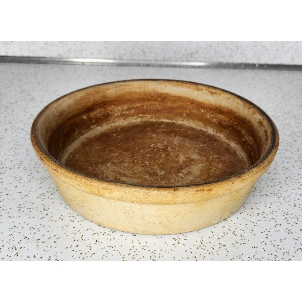 Pampered Chef Stoneware Mini Deep Dish 8” Round Family Heritage Collection K110